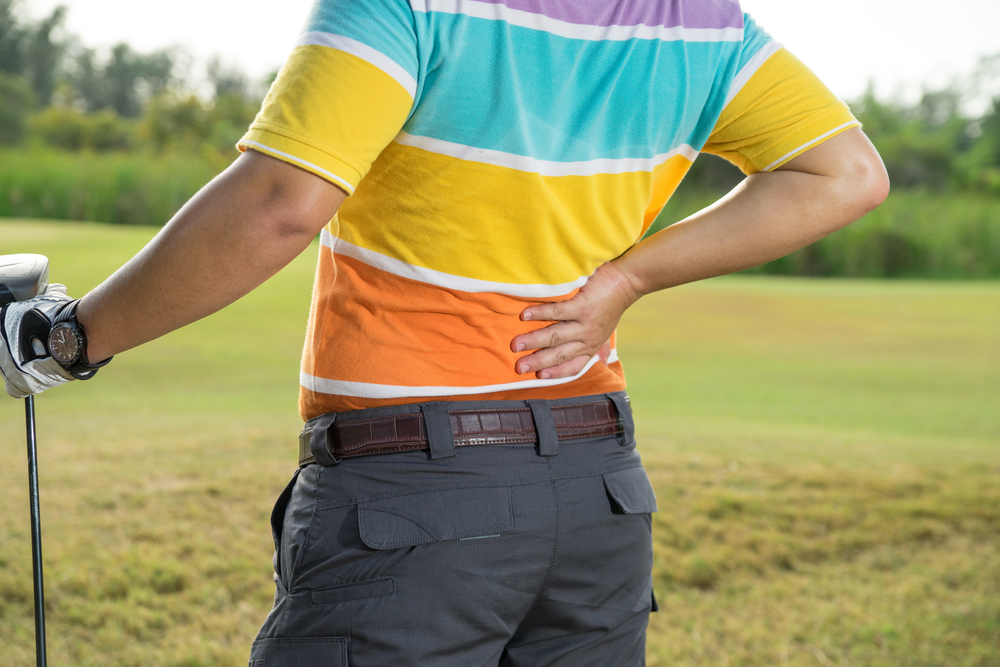 golf back injury